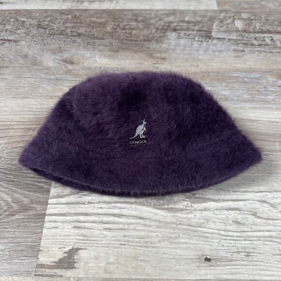 Kangol Purple Fuzzy Angora Bucket Hat Y2K Indie Sleaze Streetwear main image 6